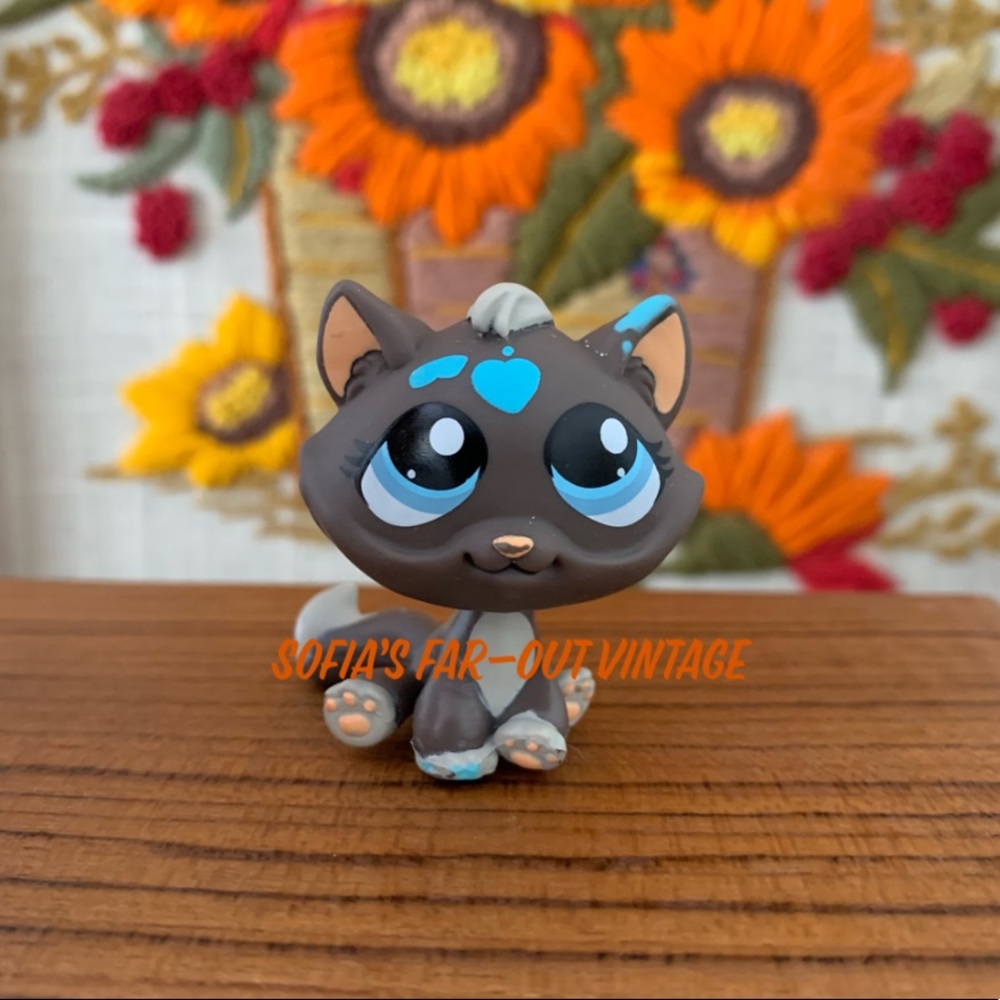 Littlest Pet Shop Grey Cat